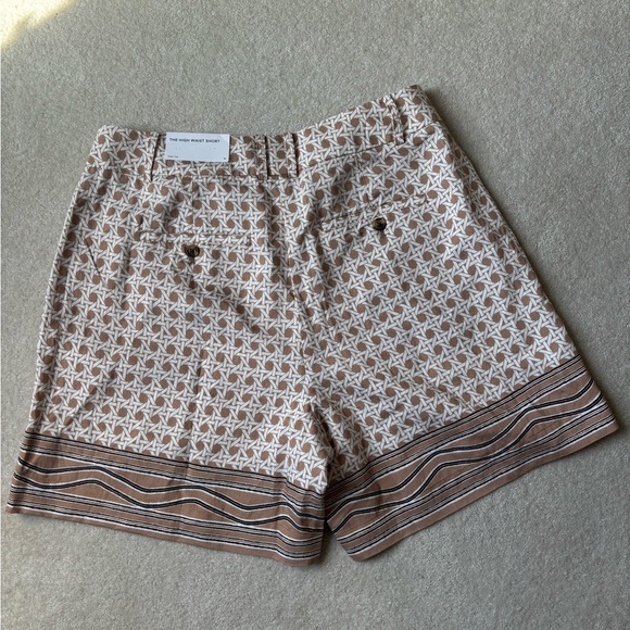 Ann Taylor Tan Patterned Women's Shorts - Picture 6 of 10